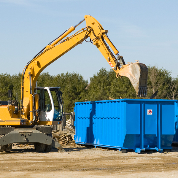 what size residential dumpster rentals are available in Rockford